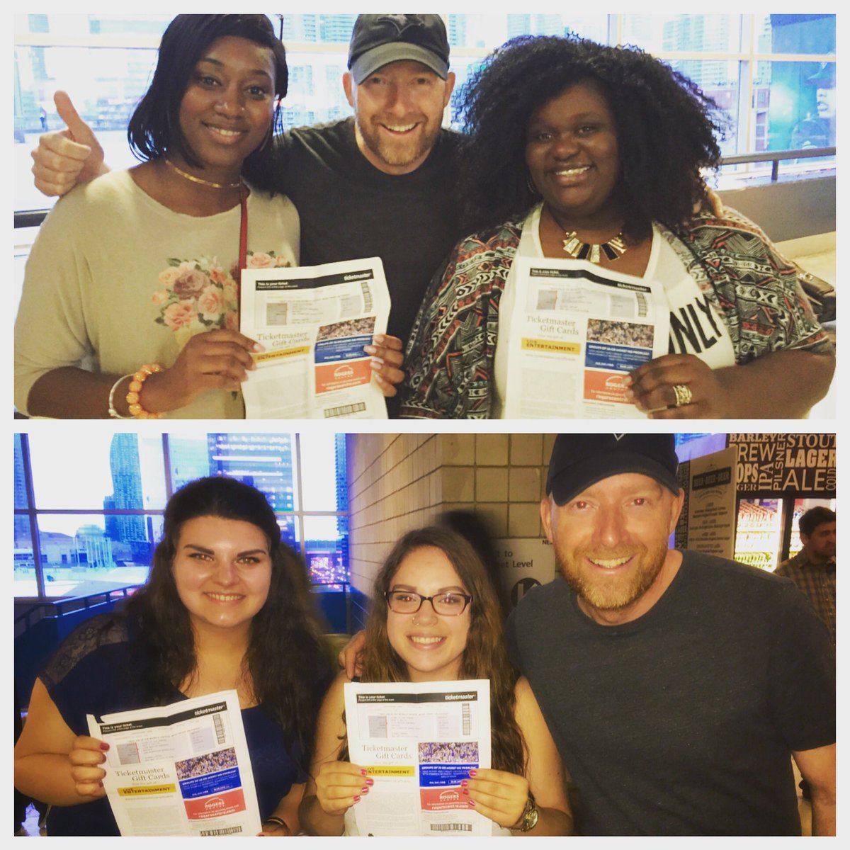 VirginRadioTO's tweet photo. Our @Beyonce #TweetYourSeat winners are PUMPED! Enjoy the show from your upgraded seats! 🎤🙌 https://t.co/DjYBo2b80u