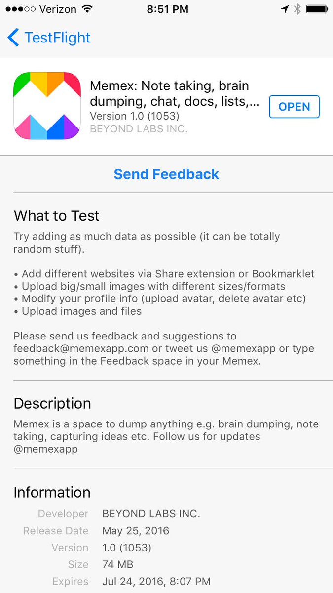 memexapp's tweet photo. New build is out! 🙊 Click here to get your invite https://t.co/v4PdkiZ7dK https://t.co/klyomhE33D