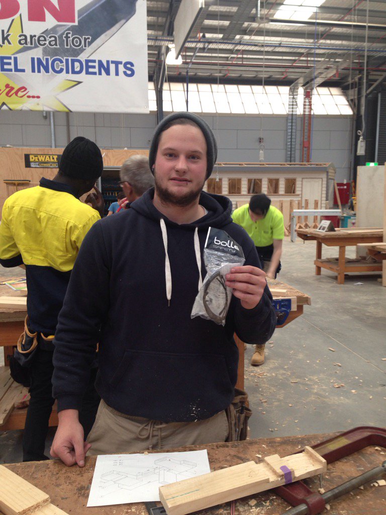VUTrades's tweet photo. @BolleSafety another #vpoly #student rewarded for good #workshop practice https://t.co/PNykMWvBmG