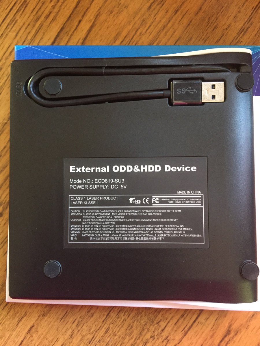 journeykat's tweet photo. Novapolt Plug and Play external DVD. USB cable attached and tucked underneath. #externaldvddrive
Find it at Amazon https://t.co/yQXEH2LqLd