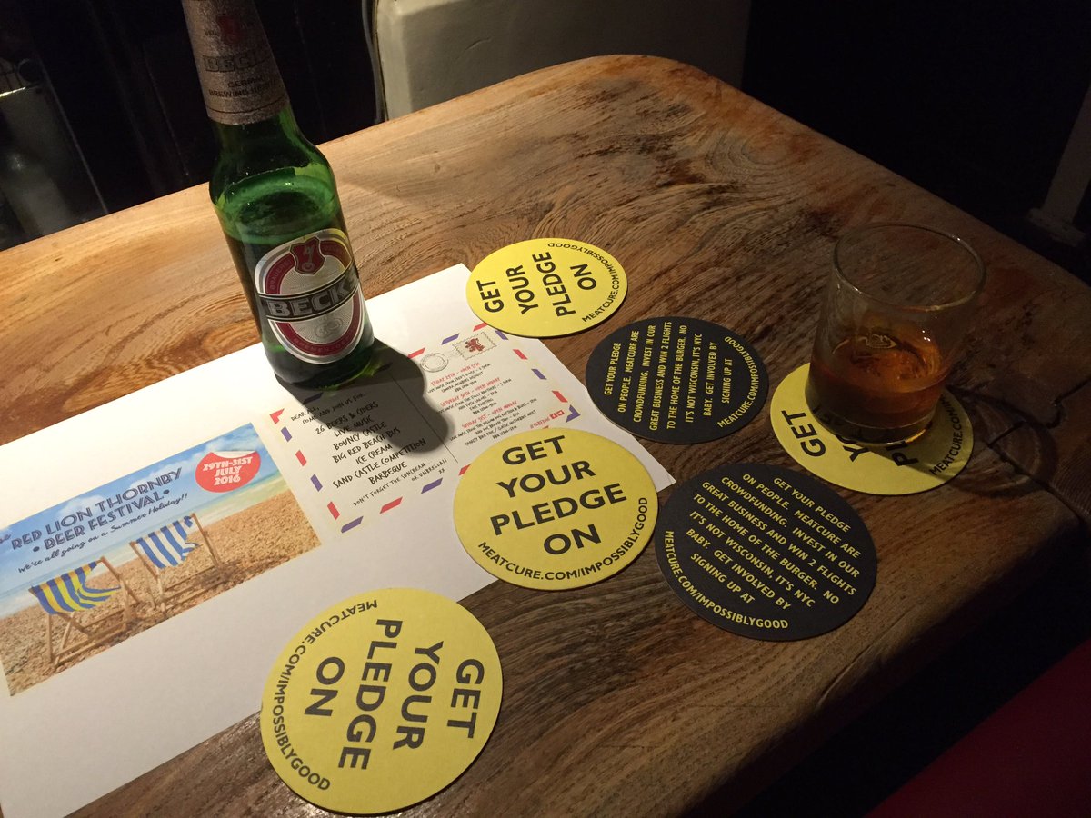redlionthornby's tweet photo. Shamelessly invaded our bar this evening @meatcure #impossiblygood #staffdrinks #busynight #getyourpledgeon https://t.co/f11Ee0r06s