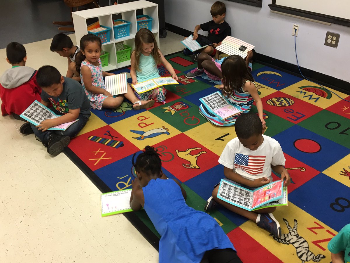 smcdevitt_MES's tweet photo. Kinders reflecting back on their year as they read their EOY books to one another #sweetmemories @hillsideES https://t.co/oaR0uNbZKg