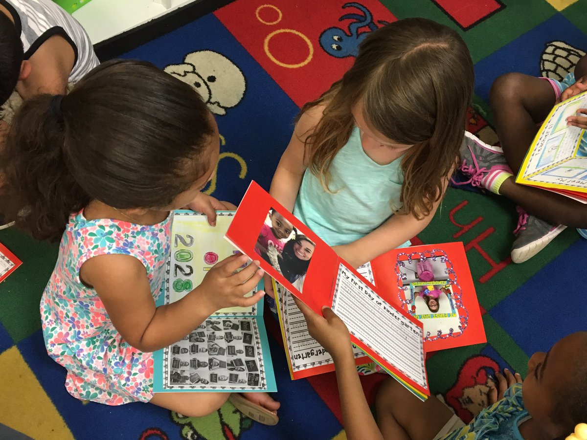 smcdevitt_MES's tweet photo. Kinders reflecting back on their year as they read their EOY books to one another #sweetmemories @hillsideES https://t.co/oaR0uNbZKg