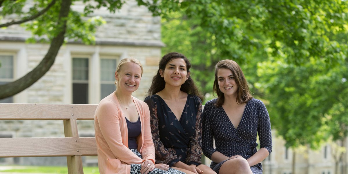 KenyonCollege's tweet photo. Three members of #Kenyon2016 are setting off on global adventures as #Fulbright fellows: https://t.co/1dyNlVpODt https://t.co/iJ45huTaHj