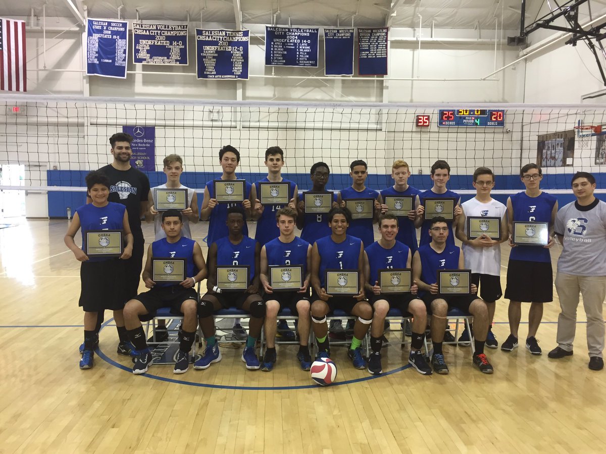 SHSAthleticsNY's tweet photo. Your 2016 CHSAA City Champions! @Volley1Salesian is raising a banner. @CHSAA_NYC @Szkolar_Lohud @lohudsports https://t.co/NYWdlq7aWM