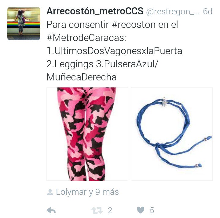 restregon_ccs's tweet photo. #Recoston en el #MetrodeCaracas Placer seguro y sin compromiso. #MetroReporte https://t.co/6bPLJudZ8B