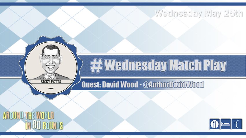 EatSleepGolf's tweet photo. Pumped to hear about the wild adventures of @AuthorDavidWood on tonight's #WednesdayMatchPlay w/ host @rickyleepotts https://t.co/jf4uBS2Hgj