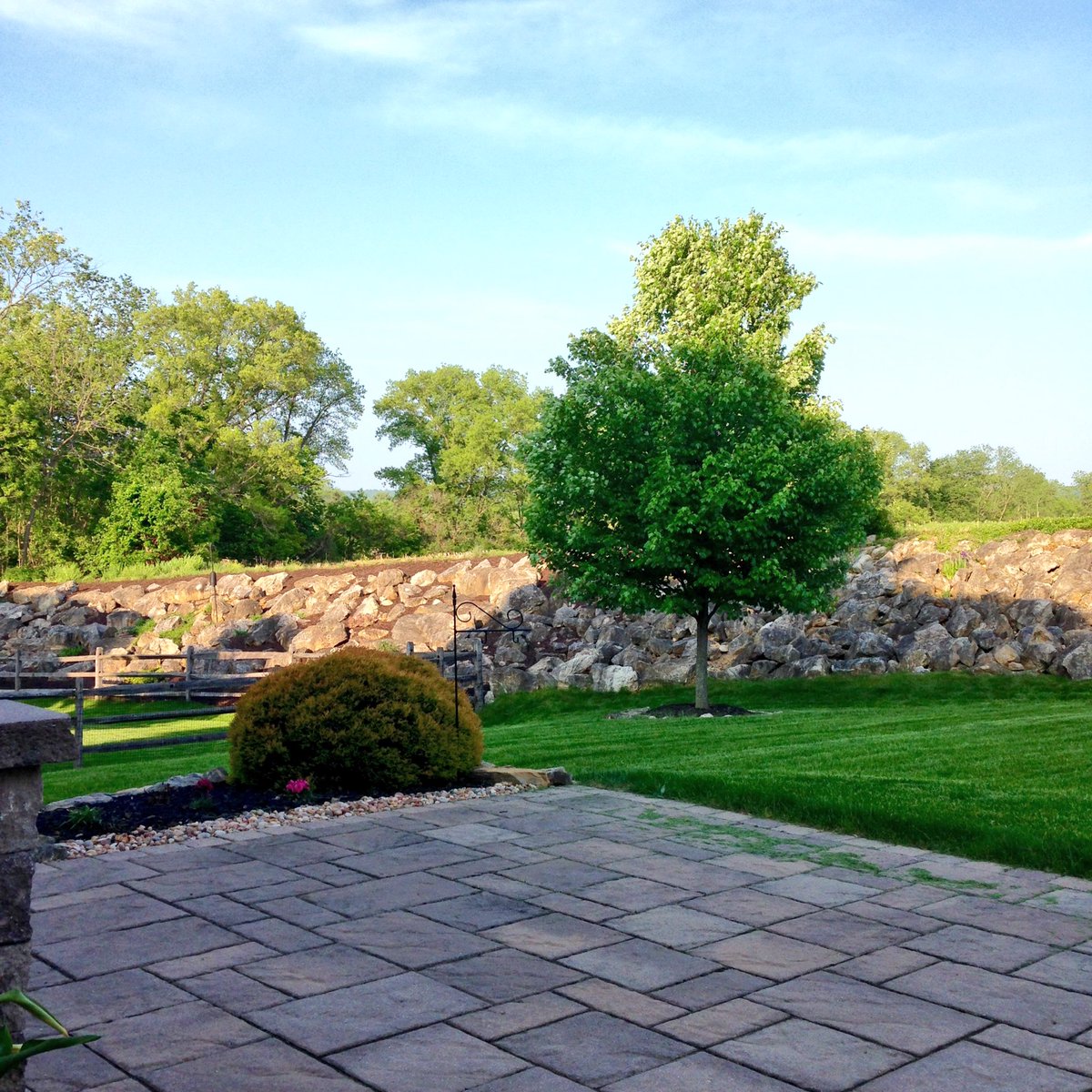 gia_m's tweet photo. Good start and end to this beautiful day... ☀️☕️🌳 #patiopeace #swingview https://t.co/Ao82EBniIv