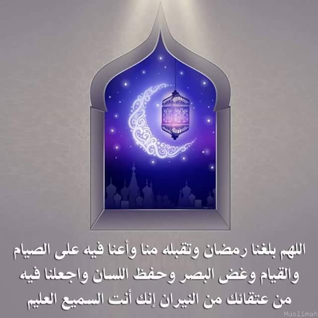 أيام قليلة ويزورنا ضيف  كريم  اشتقنا له كثيرا وتحن قلوبنا لنعيش أيامه الجميلة اللهم بلغنا رمضان وأنت راض عنا ووفقنا