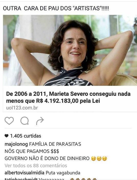 adilsonjr11's tweet photo. Cpi da Lei Rouanet. Pq os parasitas ganharam tanto dinheiro no governo Dilma? Quero cadeia para os responsáveis. https://t.co/dnW1QOCAls