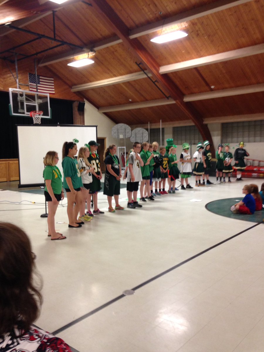 Bernier2ndGrade's tweet photo. We LOVED the 6th grader's pep rally today! #SchoolSpirit #TES https://t.co/5QaZzG4iJV