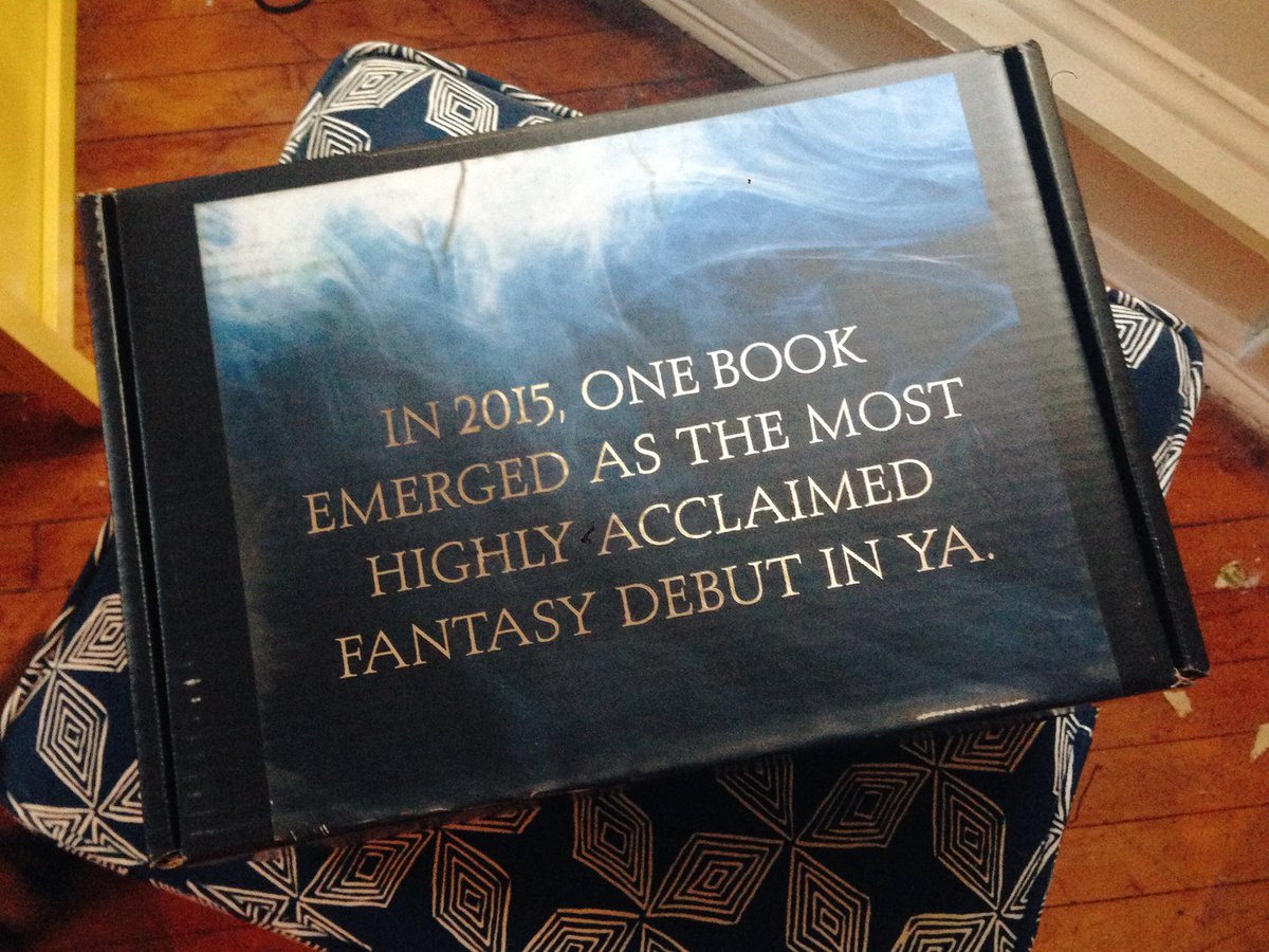 ericsmithrocks's tweet photo. A TORCH AGAINST THE NIGHT by @sabaatahir arrived.

I can't even handle how gorgeous this mailing is. https://t.co/qfmPxWnoyJ