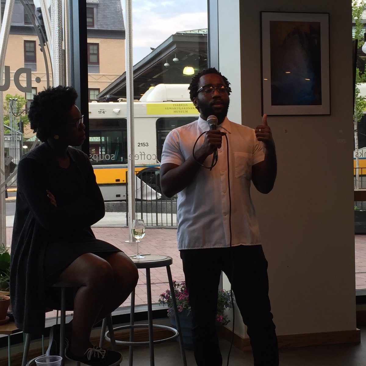 KelleyChunn's tweet photo. Singular culinary experience at #dudleycafe : Blackness in America Series, From Lagos+Fufu &amp; Oreos #fromLagos https://t.co/ivo4d0VtlT