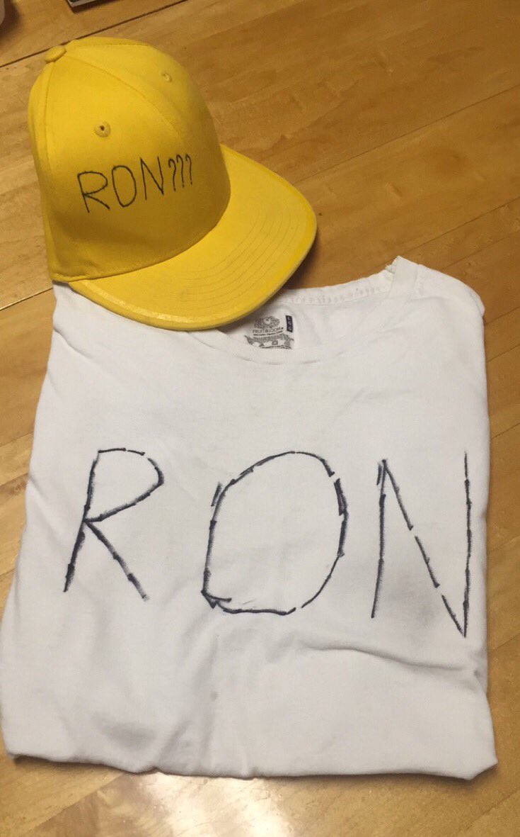 TeamRon15's tweet photo. Get your limited edition team RON??? T-shirts and hats while they're still in stock! https://t.co/MaIAD2hvS3