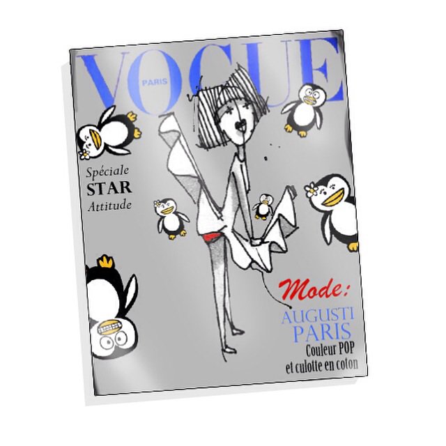 A beautiful dream! 😊❤️ #vogue #magazinecover #fashion #augustiparis #love