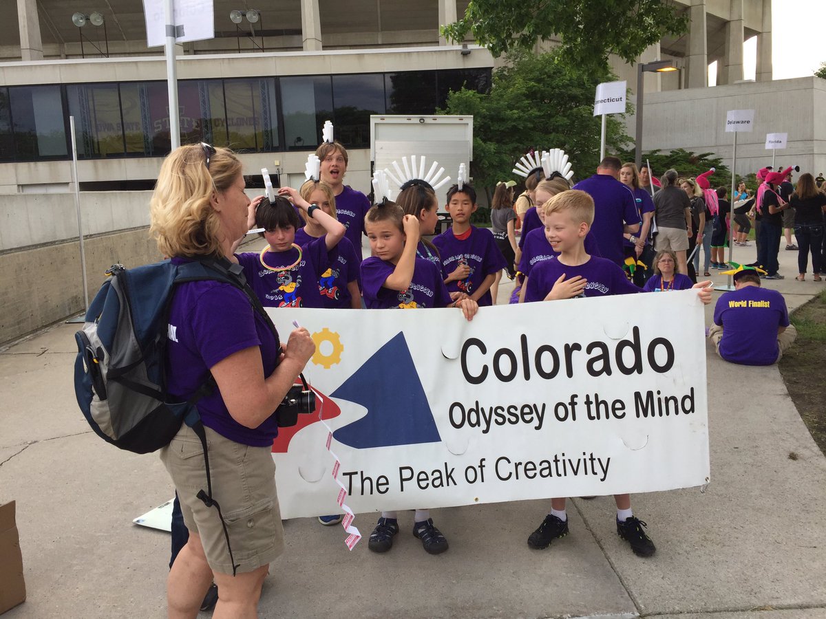 cathannkress's tweet photo. Colorado? Check. Togo? Check. Switzerland? Check. Russia? Check. Everyone's here for #OdysseyWF @IowaStateU https://t.co/LFTTqylgU5