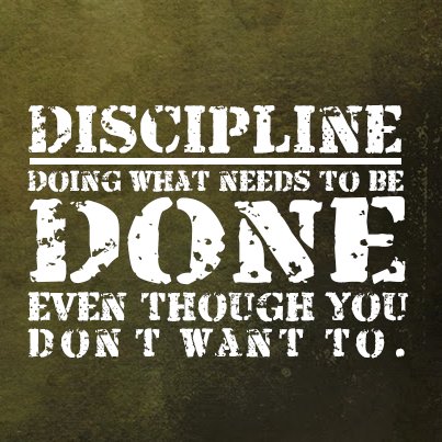 androidsms2's tweet image. #Discipline doing what #needs to be #done even though you don't want to.