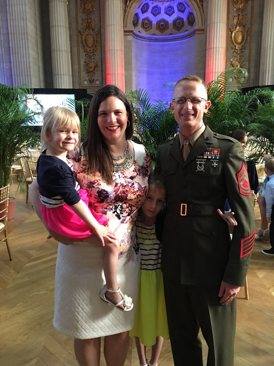 UTR4Military's tweet photo. “UTR has left permanent imprints on our hearts.” – @NatashaHarth at #UTRtribute #USMC #MSOY16 @USMC https://t.co/uoetuueFKf