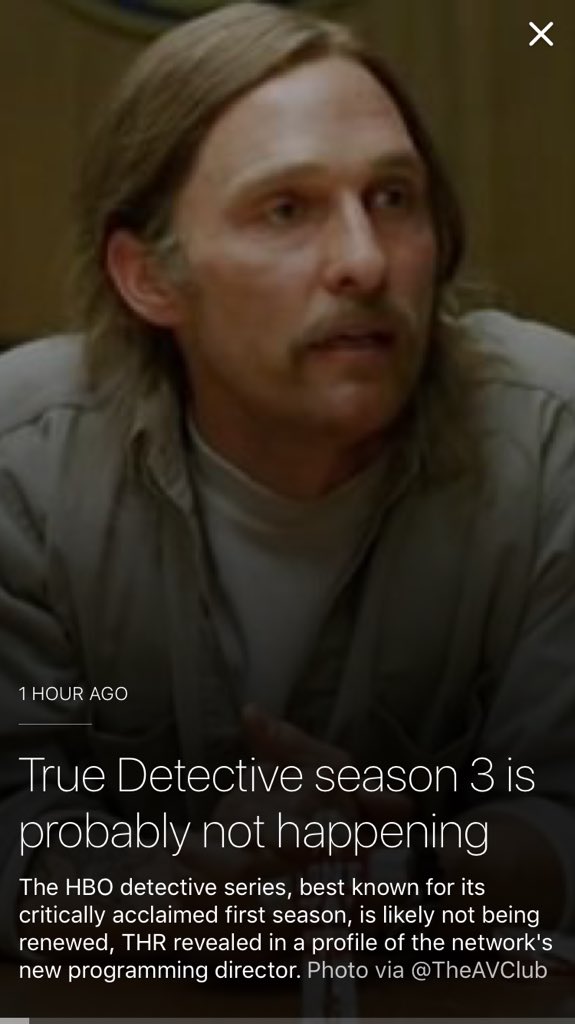 KFCBarstool's tweet photo. So let's just all treat True Detective S2 like Jordan on the Wizards. Never really happened and S1 is the GOAT https://t.co/Y9PpesfqZ2