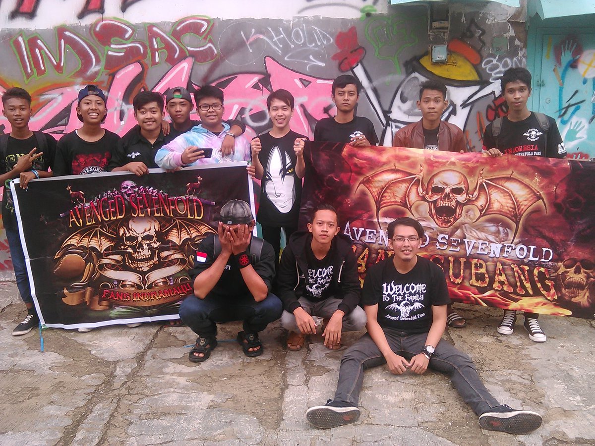 Adiiadians's tweet photo. @mediaindramayu @A7XIndo  juga punya komunitas Avenged Sevenfold Fans Indramayu yg udah eksis 4 th 👍 https://t.co/TSR0SM2v4W