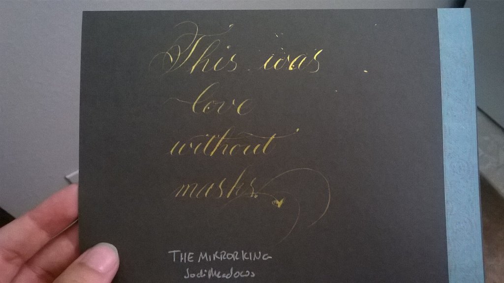 clynn_johnson's tweet image. And #TheOrphanQueen! I've been wanting to read this! And it came with a #MirrorKing quote card!