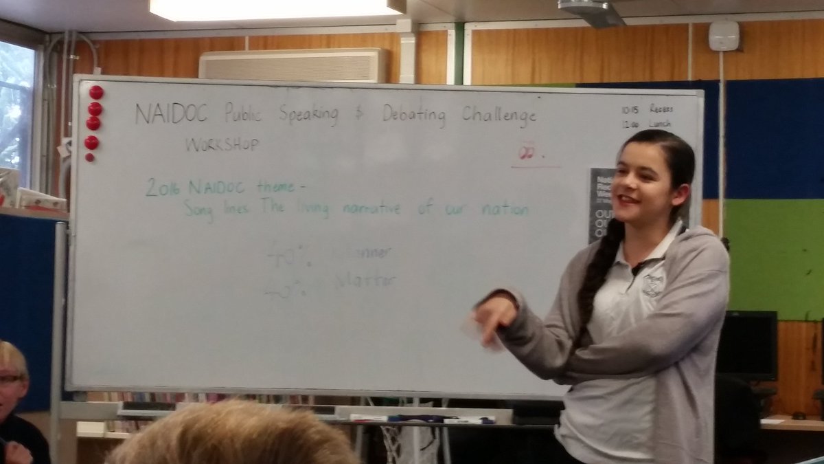 McEmmaQueen's tweet photo. NAIDOC Debating workshop at Queanbeyan East. Our talented students sharpening their speaking skills @YassHighSchool https://t.co/jd1DQQcHfl