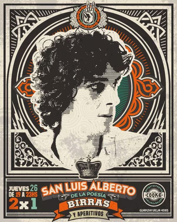 CCCooke_'s tweet photo. ★JUEVES ESPECIAL HOMENAJE A 
LUIS ALBERTO SPINETTA + 2X1★
☞ A partir de las 19 hs
#CCCooke #ClubCultural #Almagro https://t.co/9yvMmO1Qd4