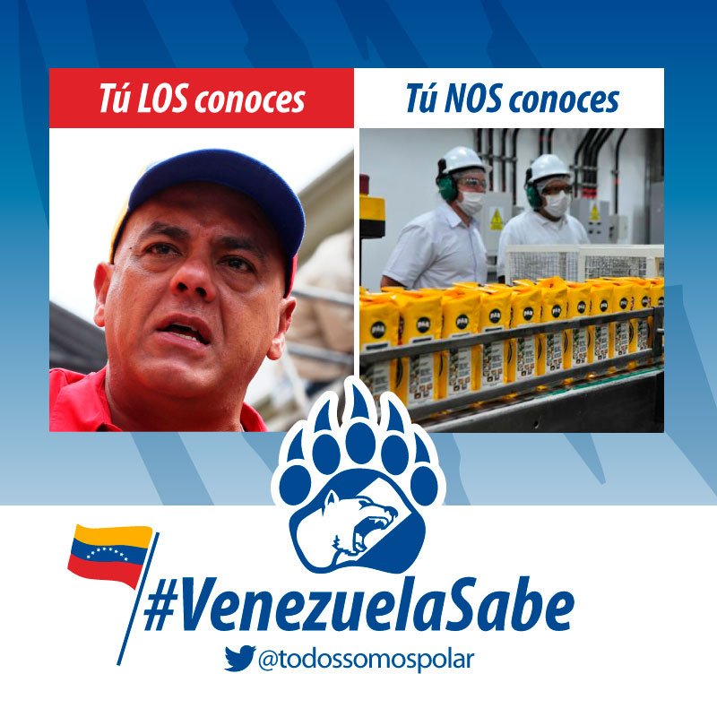 AdanGranados's tweet photo. #VenezuelaSabe tú los conoces a ellos y sabes lo que hacen, tú NOS CONOCES y SABES lo que HACEMOS #PolarEsSolucion https://t.co/MDrhk9L9qx