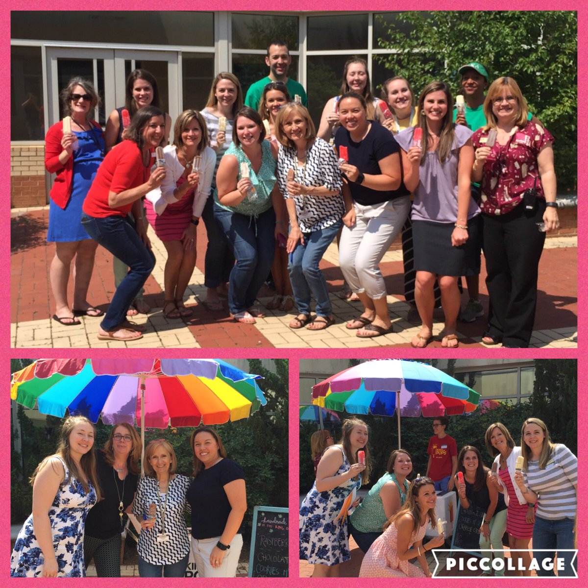 Best treat ever for the BEST TEACHERS EVER!! #summer #kingofpops #wolfpride