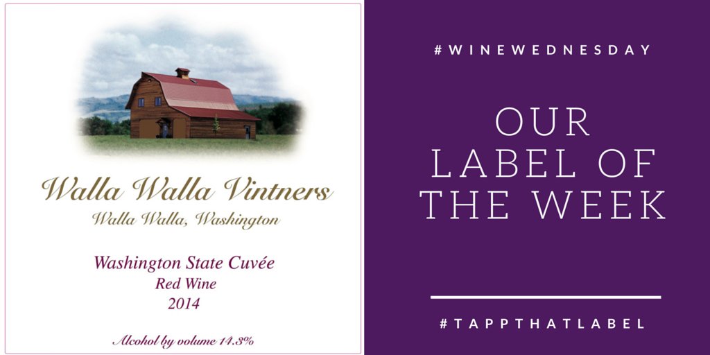 TappLabel's tweet image. Our Label of the week! @WWVintners #tappthatlabel