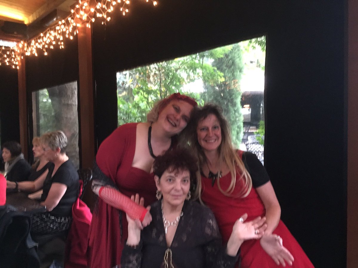 justineavera's tweet photo. Buffs birthday dinner right before Red Dress https://t.co/0YPOKWv5X0