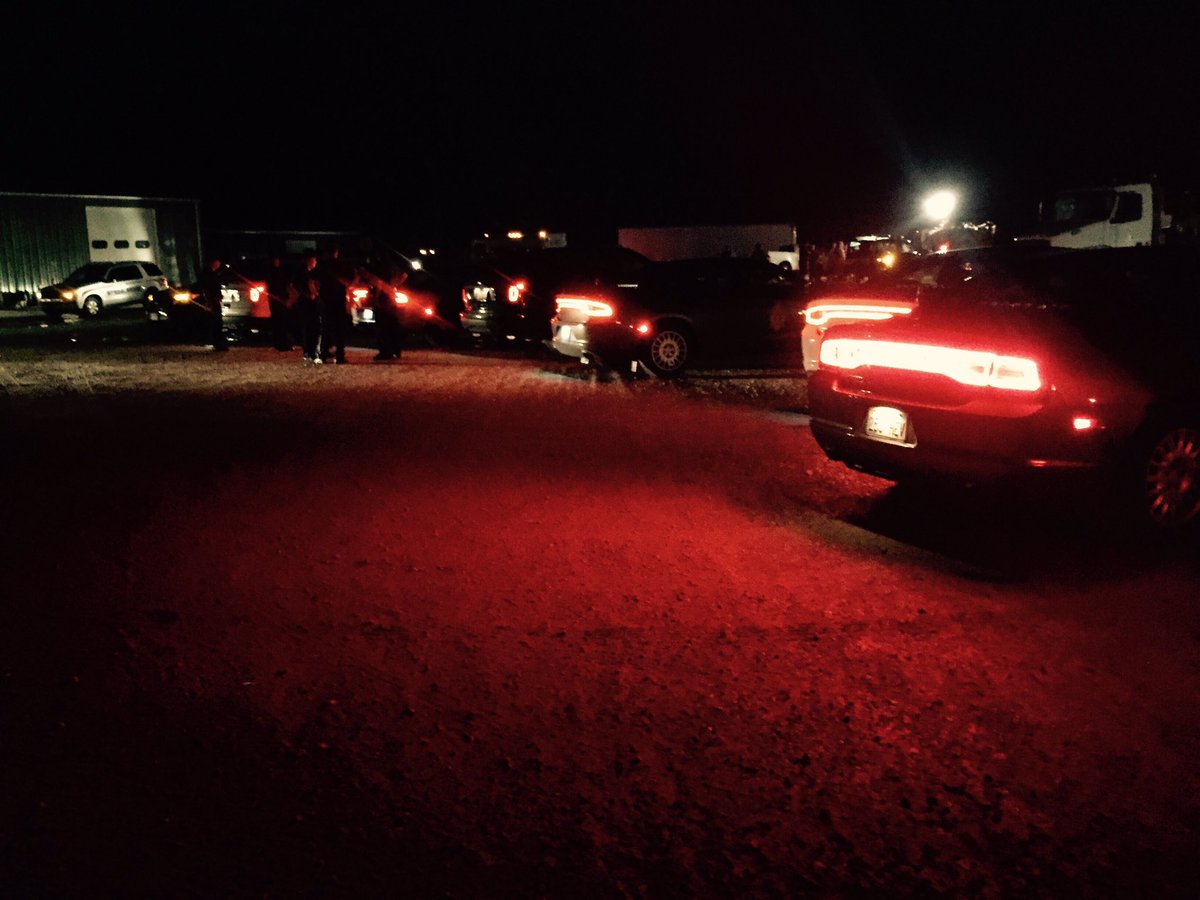 TrooperTodKHP's tweet photo. Lots of trooper &amp; other emergency responders staged up outside Chapman after checking many residences in the area! https://t.co/SsXkziNJLt