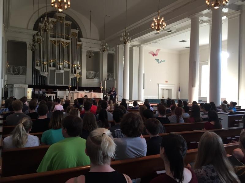 Huge thanks to @TLCLansdale for hosting NPHS chorus rehearsal due to yesterday's fire. Concert tomorrow 7:30 @ NPHS