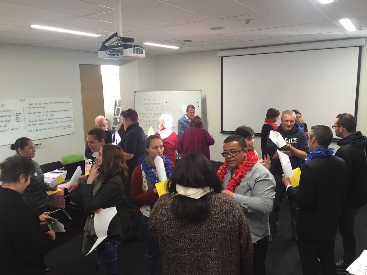 RowanTaigel's tweet photo. #FFIhui participants sharing prototypes for potential changes in practice @hcoop @SuziGould2 @TogiLemanu @SWebstar https://t.co/CGCfNrm3Nk