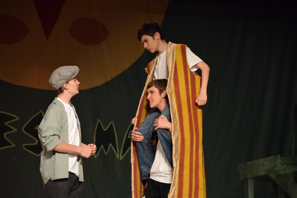 phs_videos's tweet photo. If you have the chance come to the auditorium tomorrow to see Stinky Cheese Man- fantastic show by a fantastic group https://t.co/sVuUx2pdwK