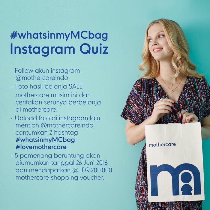 Ayo,ikut posting hasil belanja seru di mothercare selama SALE.Jdilah 5 Bunda yang beruntung! ow.ly/JMpq300B1R9