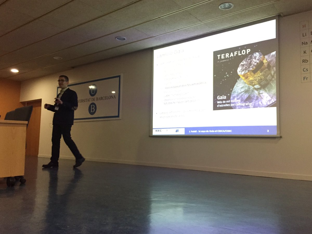 CSUC_info's tweet image. Què és la #GaiaMission? Jordi Portell (@yshalf) en parla ara a la #jocs16. Del concepte a la realitat!