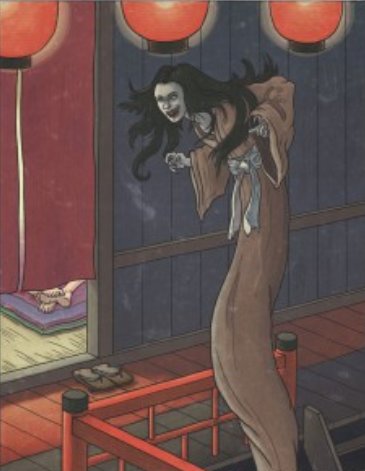 Taka-onna, gadis hantu pengintip dari Jepang | bit.ly/OfhBBX