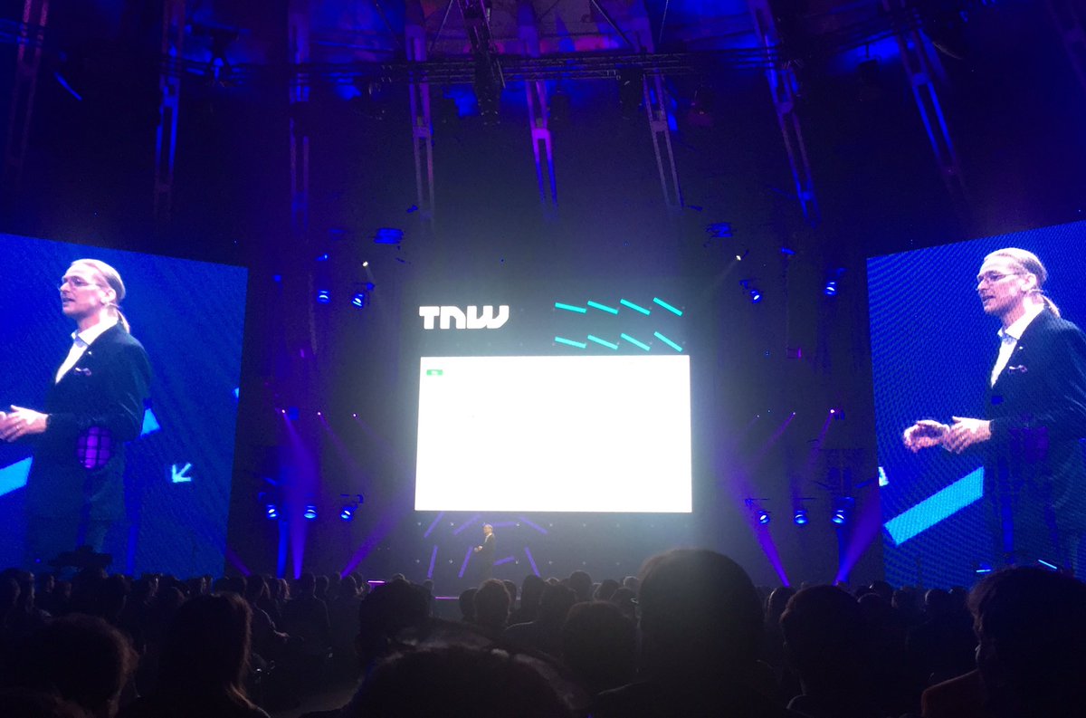 Aanwezig bij #TNWEurope, mooi programma so far!