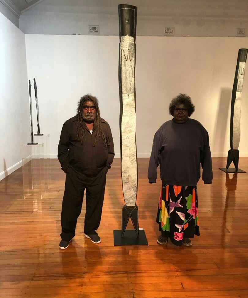 Last night's #exhibition opening Annandale Galleries #Sydney. #indigenous #aboriginal #art #maningrida #arnhemland