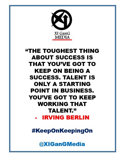 XIGanGMedia's tweet photo. Keep on being a success. Talent alone is never enough. 💎 #XIGanGMedia https://t.co/iIjO1QMUxc