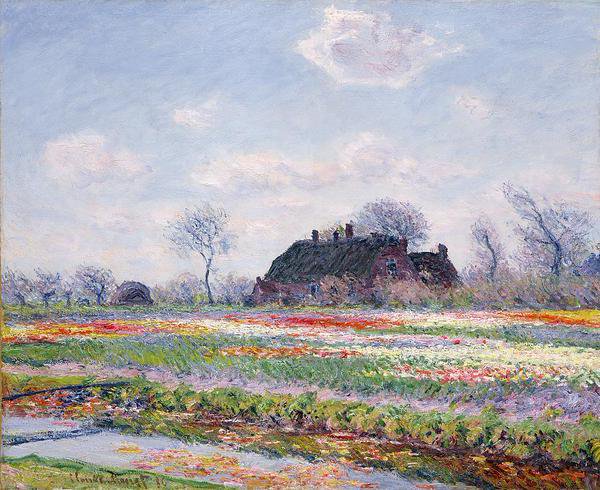 Claude Monet 'Tulips fields at Sassenheim'