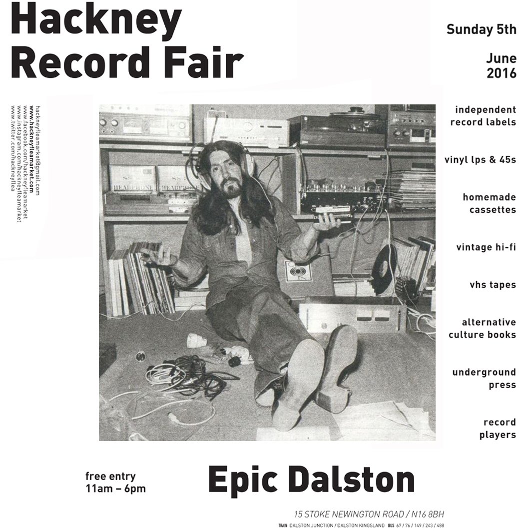 #hackney #recordfair 5th June bit.ly/1SKYTwe <a href="/CigaretteSounds/">Cigarette Records</a> <a href="/vinylminersdig/">Vinyl Miners</a> <a href="/VinylDistrict/">The Vinyl District</a> <a href="/tramdepotcafe/">Old Tram Depot Cafe</a>