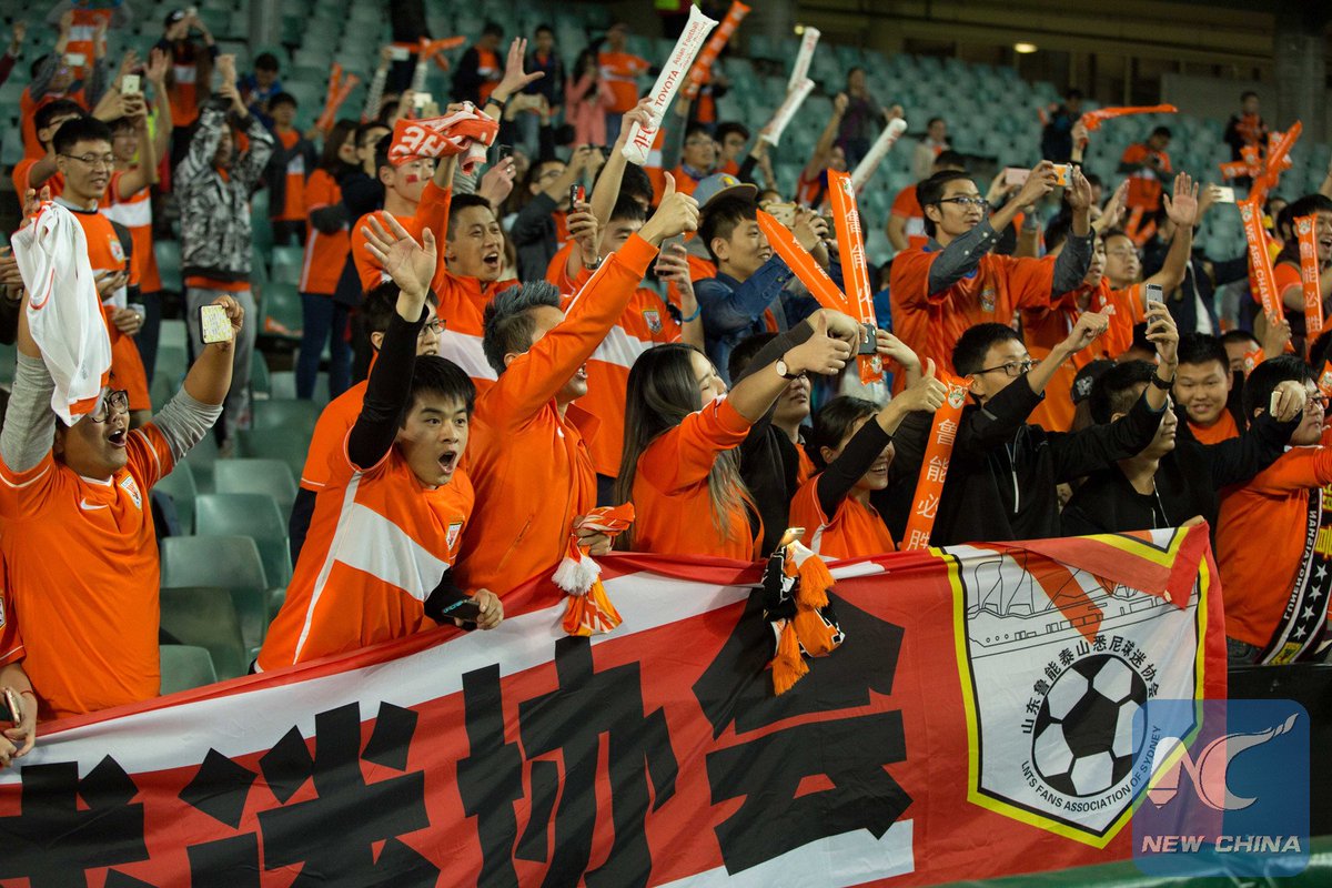 China Xinhua News The 90th Minute Goal From Hao Junmin Gives Shandong Luneng 2 2 Draw With Sydney Fc A Last 8 Berth In Acl