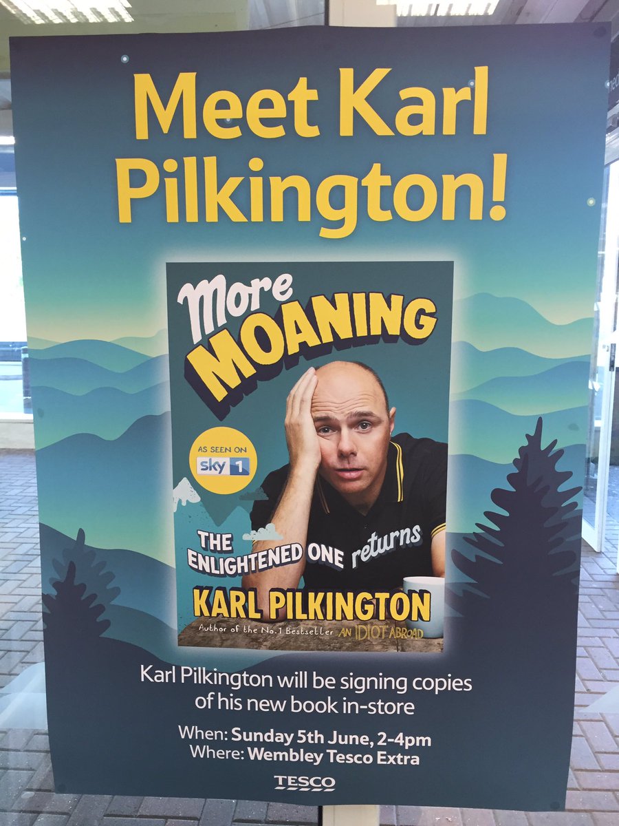 Come and meet Karl at Tesco Wembley extra 5th June <a href="/Tesco_London/">Tesco London</a>