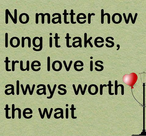 smsapplication5's tweet image. No matter how long it takes, #true #love is always worth the #wait.