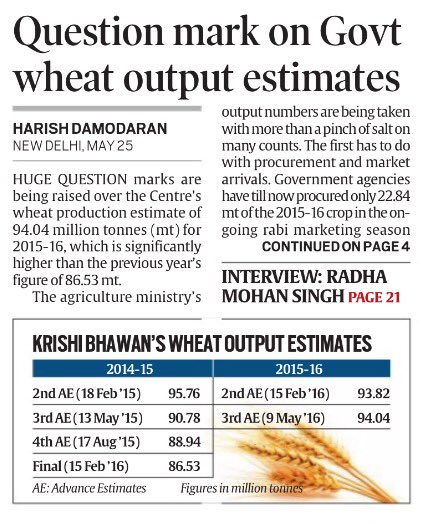 SitaramYechury's tweet image. #Jumlanomics. BJP govt is busy cooking up data of wheat production while farmers commit suicide across India.