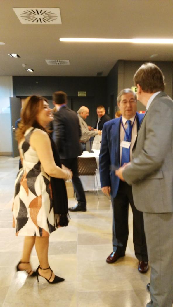 Ana Teresa y Jose Ramón Barragán reciben a los asistentes.