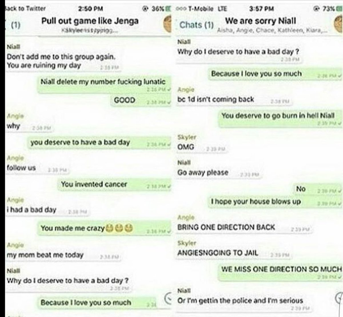 SassMaster1417's tweet photo. I'm disgusted of these 'fans' Niall nor his family deserve this! #RespectNiall #RespectNiallsPrivacy https://t.co/uL2ZlUmiJp