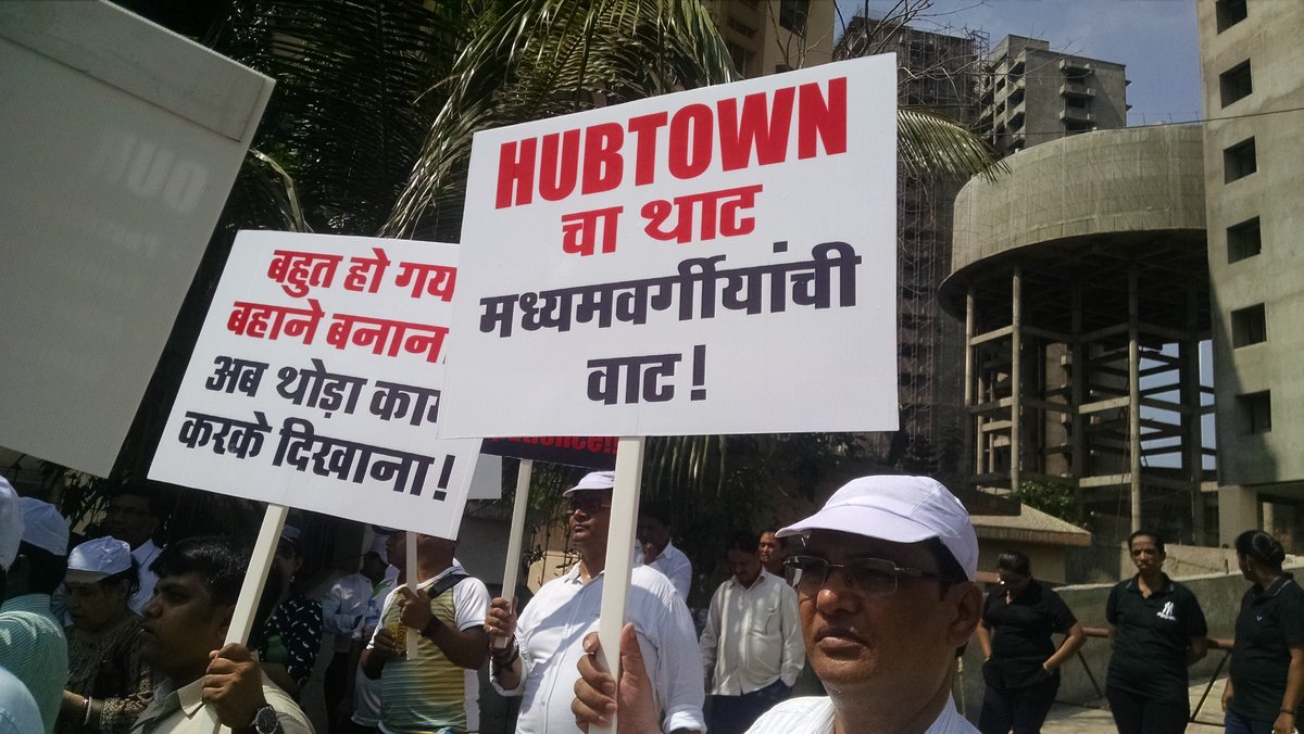 NDTVProperty's tweet photo. #HubtownGreenwoods delayed, 900 families homeless.Read the full story here- https://t.co/bC9wGQU7BG #ThePropertyShow https://t.co/aeuT5a9hi2